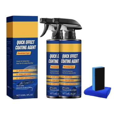 Quick Effect Coating Agent for Car,Car Coating Spray Quick Effect Spray,Car Coating Spray,Advanced Quick-Acting Car Scratch Wax Coating Spray for Scratch Repair,Coating Agent Oil Film Removal,2pc