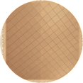 thumbnail image 1 of Ahgly Tapis d'Intérieur Lavable en Machine Carré Transitionnel Jaune Orange, 3 Pieds Carré, 1 of 7