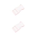 thumbnail image 2 of relayinert 10pcs/set Easy To Buckle Strap With Multi-Color Clasp Belt Buckles High Compatibility ABS Release Buckle Hook Buckle white 2Set, 2 of 6