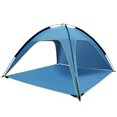 thumbnail image 4 of Tente Ventilée de Plage à Double Mât Détachable, Tente Ventilée, Protection UV, Tente Spacieuse Ventilée à 3 Côtés avec Coussinet Inférieur Amovible pour la Plage et le Camping, 4 of 8