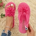 thumbnail image 3 of Sandales de Plage de Plage à Fleurs pour Femmes 2025 à Semelle en Mousse Mémoire, Pantoufles à Plateforme Compensée, Sandales Habillées pour Intérieur et Extérieur, 3 of 7