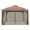 Beige, variante sur APEX GARDEN Moustiquaire de Remplacement pour Pavillon 10 Pieds x 12 Pieds