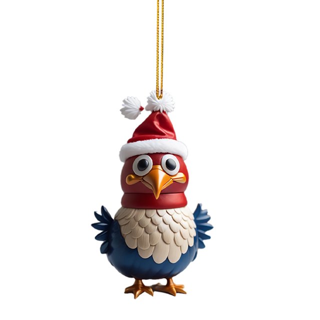 Decor Cute Rooster Car Pendant Home Tree Decoration, Christmas Tree Ornament, Home Decor 1PC Fall Decorations on Clearance
