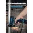 thumbnail image 4 of Amdohai 12V Cordless Brush Angle Grinder Kit, Ginding disc 3 Inch/76mm, Lightweight Angle Grinder Tool w/, 4 of 8