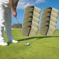 thumbnail image 1 of Baohd Golf Head Covers PU Portable Protector for Athlete Travel Golf Training Green Small, 1 of 9