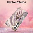 thumbnail image 4 of Support de Bague de Téléphone WWS-Cell, Support de Bague de Doigt Rotatif à 360° et Béquille, Poignée en Métal pour Support Magnétique de Voiture, Compatible avec iPhone, Samsung, LG, Sony, Noir et Rose, 4 of 4