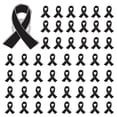 thumbnail image 3 of Product Category Brooch - 1PC Elegant Ribbon Cancer Awareness Lapel Pin Heart Shaped Silk Ribbon Fashion Accessory for Clothing Bags and More, 3 of 3