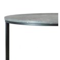 thumbnail image 2 of 35 Inch 2 Piece Nesting Coffee Table Set Round Gray Faux Marble Tabletop, 2 of 3