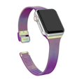 thumbnail image 2 of Mignova Bands Apple Watch Band 42mm 44mm 45mm Band,Metal Stainless Steel Magnetic Men/Women Replacement Bands for Apple Watch Series Se 7 6 5 4 3 2 1,Multicolor, 2 of 6