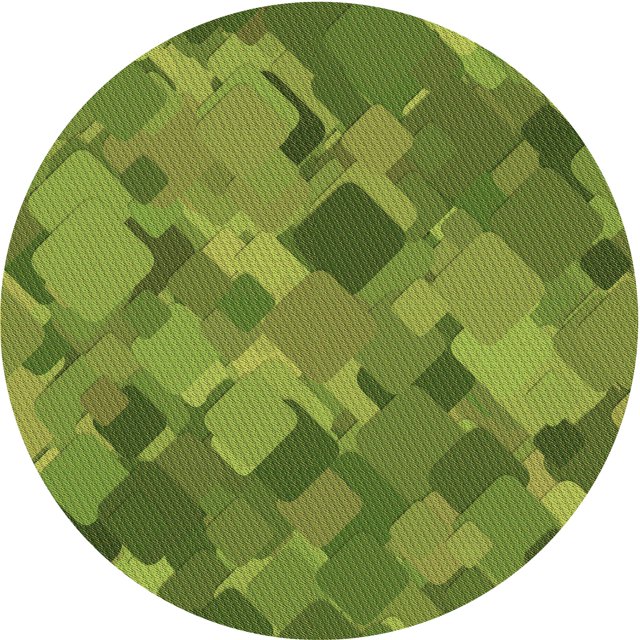 Ahgly Tapis d'Intérieur Lavable en Machine Carré Vert Pistache, 3 Pieds Carré