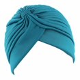 thumbnail image 1 of Bonnet Plissé Pré-Noué pour Femmes, Bonnet de Couverture, Turban de Soleil, 1 of 7