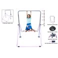 thumbnail image 1 of GymPro Barre de Gymnastique Junior Entraînement Barre Horizontale Hauteur Réglable Pliable Robuste Sécuritaire Barre Kip Jungle Gym Barres de Singe Tour d'Escalade Rose, 1 of 1