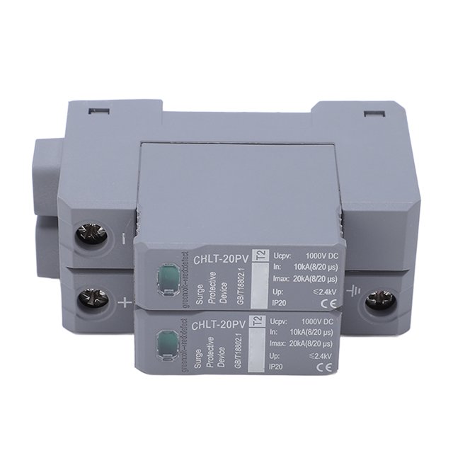 Protection contre les Surtensions PV, Dispositif Antisurtension DC 1000V 10KA à 20KA Conception Modulaire pour Immeuble de Bureaux