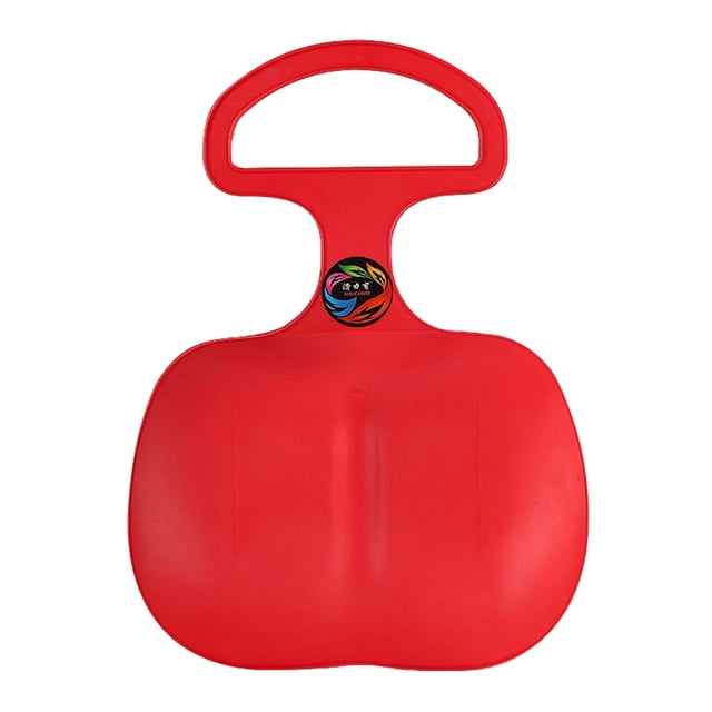 Kieccall Portable All-Age Plastic Snow Sled Board - Big Handle Design for Snow, Grass & Sand Boarding, Durable Winter Sports Gear