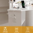 thumbnail image 3 of Vanity Desk, 21 x 43 x 56 inches, White, 3 of 9