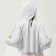 thumbnail image 3 of RXIRUCGD T-shirt de Mode pour Femme Blouse à Manches Longues Col Rond Hauts Décontractés Chandail, Gris, Taille : 2TG, 3 of 8