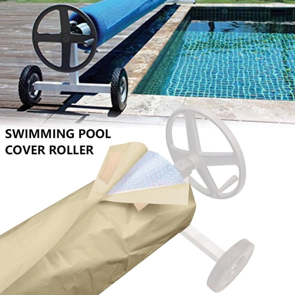 Swimming Pool Cover Roller Cover Waterproof Swimming Pool Cover 190t Waterproof Cloth Outdoor and Indoor Swimming Pool Protective Cover Wind/rain/dust/uv Swimming Pool Cover