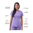 thumbnail image 3 of Adar Pro Sarraus pour Femmes - Haut de Sarrau Péplum Ajusté, 3 of 7