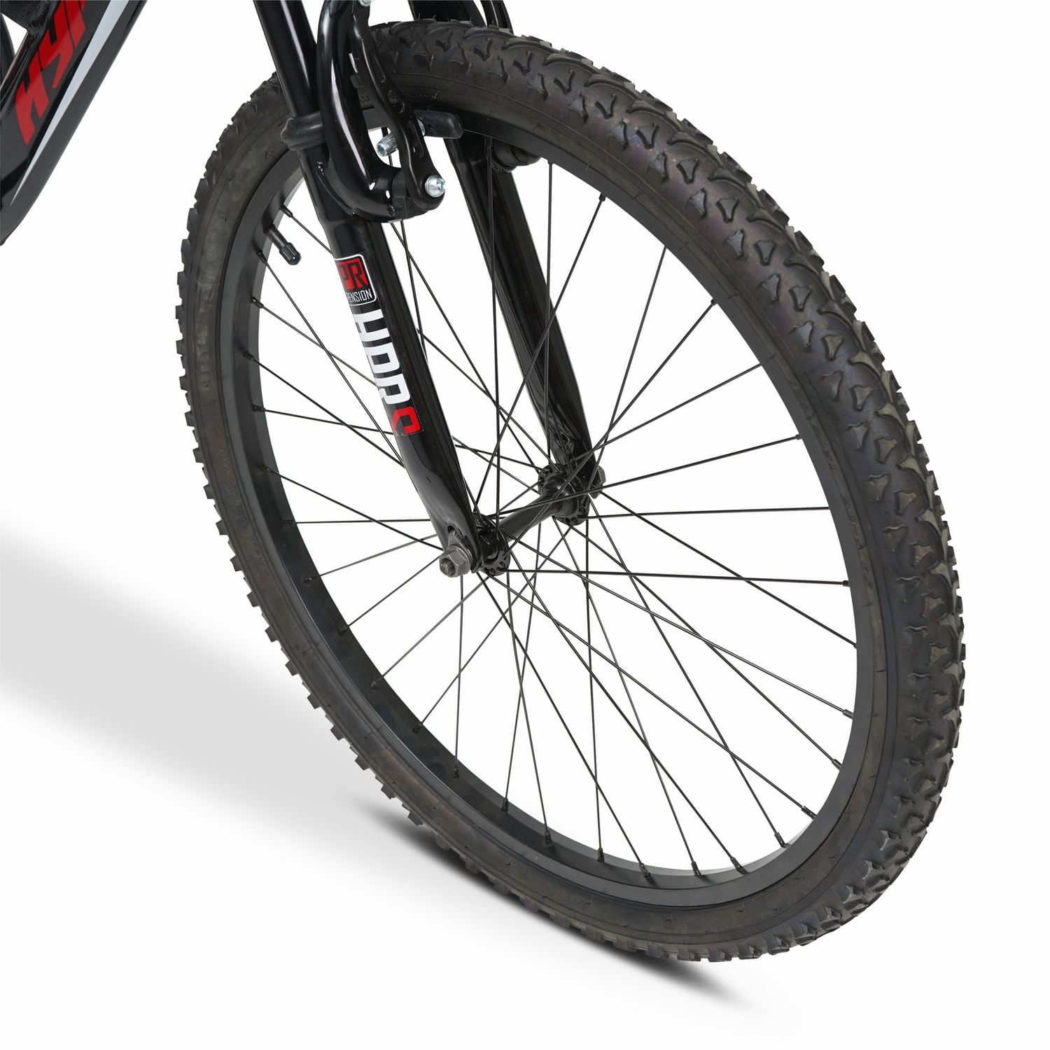 Hyper Bicycles 24” Shocker Mountain Bike, Youth Ages 13+, Red