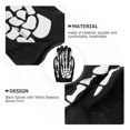thumbnail image 3 of JUNWELL Gants Anti-impact Squelette Motard Crâne Os Halloween Main Cyclisme Vêtements Homme, 3 of 6