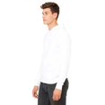 thumbnail image 3 of BELLA+CANVAS 3719 Chandail à Capuchon Unisexe en Molleton Poly-Coton, S, Blanc, 3 of 3