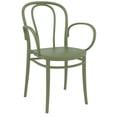 thumbnail image 1 of Compamia Victor TG Fauteuil d'Extérieur en Résine Vert Olive, 1 of 7