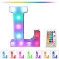 thumbnail image 1 of HOARBOEG Guirlande Lumineuse LED Colorée avec Télécommande – Lettres de Fête avec Lumières Décorations pour la Maison - Multicolore, 1 of 8