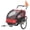 Red, variant on Aosom 2-in-1 Bike Trailer for Kids, Foldable Baby Stroller Carrier, Yellow