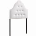 thumbnail image 2 of Modway Sovereign Twin Modern Upholstered Vinyl Headboard in White, 2 of 6