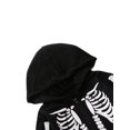 thumbnail image 2 of FOCUSNORM Pyjamas Assortis pour la Famille Halloween Imprimé Squelette à Manches Longues avec Capuche et Fermeture Éclair, 2 of 9