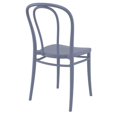 thumbnail image 3 of Siesta Exclusive ISP252-DGR Chaise d'Extérieur en Résine Victor, Gris Foncé, 3 of 7