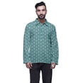 thumbnail image 1 of Atasi Long Sleeve Casual Clothing Printed Short Kurta For Men Ethnic Wear, 1 of 1