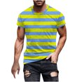 thumbnail image 1 of Birdeem Chemises pour Hommes Hommes Imprimé Fallow Col Rond T-Shirt Décontracté Mode Manches Courtes, 1 of 10