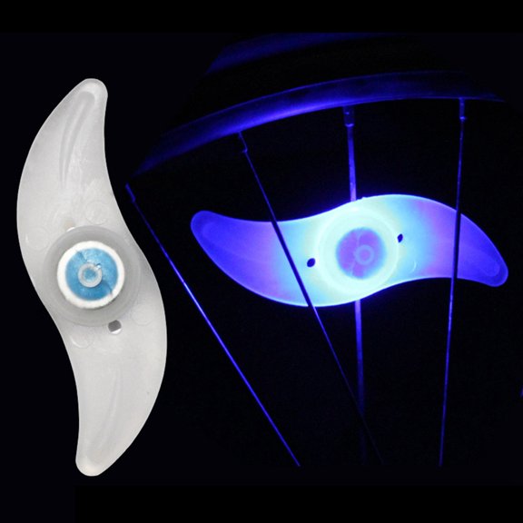 Bangcool Lampe à Rayons de Vélo en Forme de S, Lumière de Roue de Bicyclette, Lampe Flash de Vélo pour le Cyclisme