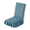 thumbnail image 2 of Polyester Chair Covers 90x45cm Thickened Quilted Chair Covers Full-Coverage Stool Set in Blue 1-Piece Protective Slipcovers(Blue) Rkxzt, 2 of 9