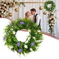thumbnail image 2 of Aurlik Couronne de Printemps sur la Porte d'Entrée Extérieure, Cadeaux de Déco pour la Maison, Couronne de Porte d'Entrée Toutes Saisons Résistante aux Intempéries – Déco de Bienvenue Florale de Printemps et d'Été pour Maison Rurale Intérieur/extérieur Utilisation Toute l'Année, 2 of 9