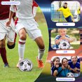 thumbnail image 3 of ziyahi Waterproof Durable Size 5 Machine-Stitched Soccer Ball Widely Football Training Unique Appearance black, 3 of 6