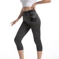 thumbnail image 1 of Womens Capri Leggings Summer Plus Size Cropped Workout Leggings Camouflage Print Drawstring Stretch Yoga Pants Tummy Control Ladies Workout Running Sports Pants Ropa Ejercicio Mujer My Orders XXL, 1 of 4