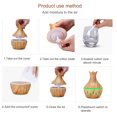 thumbnail image 2 of Aromatherapy Diffuser with Essential Oils 300Ml Led Essential Oil Diffuser Humidifier Aromatherapy Wood Grain Vase Aroma Humidifier with Essential Oil Diffuser, 2 of 9