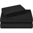 thumbnail image 1 of 1200 Thread Count 100% Egyptian Cotton 4-Piece Bed Sheet Set (1 Flat, 1 Fitted Sheet, 2 Pillow Covers) 21 Inches Deep Pocket Solid Pattern, 1 of 4