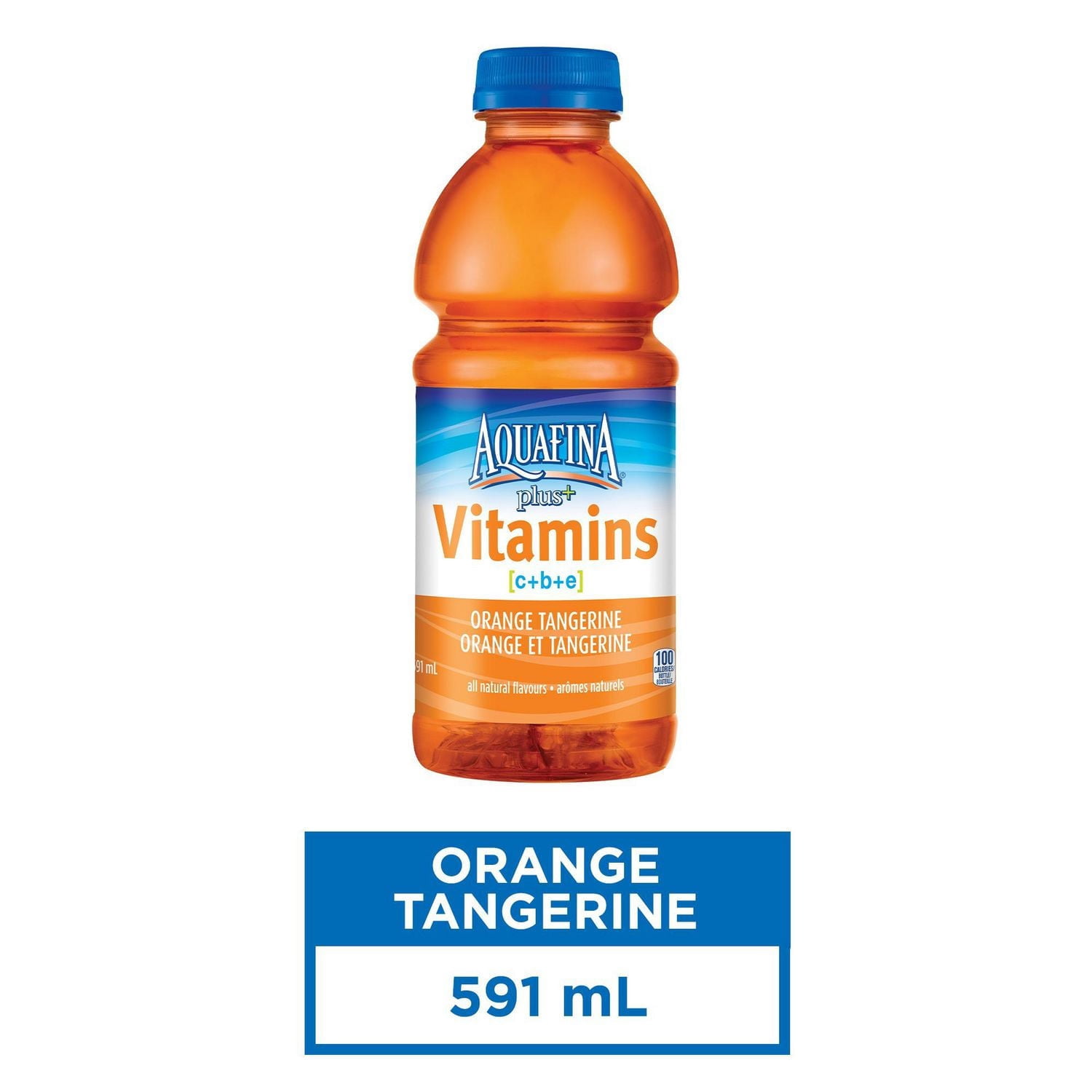 Aquafina Plus+ Vitamins Orange Tangerine 591 mL, Bottle