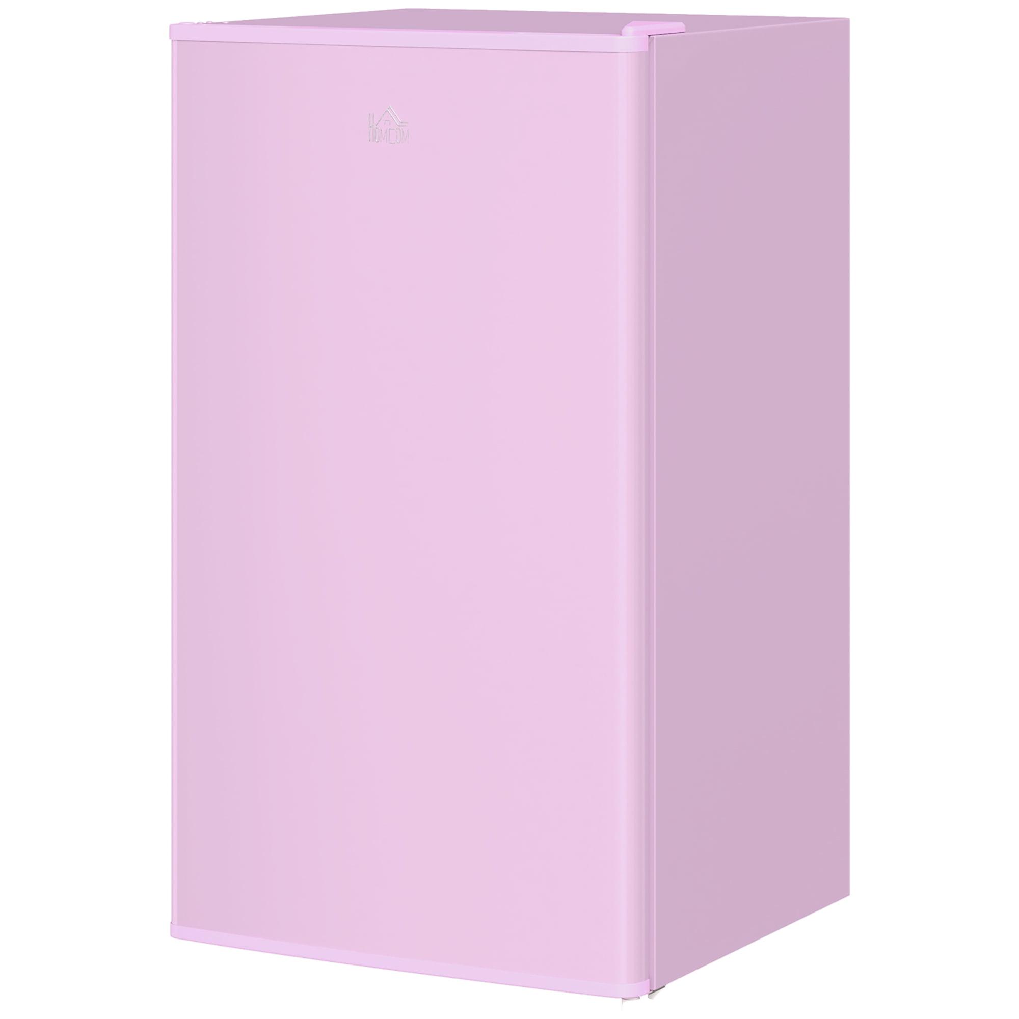 CoSoTower Compact Refrigerator, Mini Fridge with Freezer, Adjustable Shelf, Mechanical Thermostat and Reversible Door, Pink