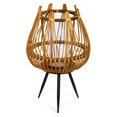 thumbnail image 1 of Truu Design Decorative Bamboo Floor Candle Holder with Legs, 1 of 5