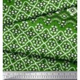thumbnail image 2 of Soimoi Viscose Chiffon Fabric Aztec Geometric Printed Craft Fabric by The Yard 42 Inch Wide, 2 of 3