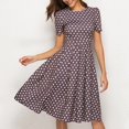 thumbnail image 5 of Ketyyh-chn99 Blouses pour Femmes Mode Chic Grande Taille Robe Mini Robe de Fête Robe T-shirt Décontractée Robes à Manches Longues Robe Bohème de Plage F,TG, 5 of 5