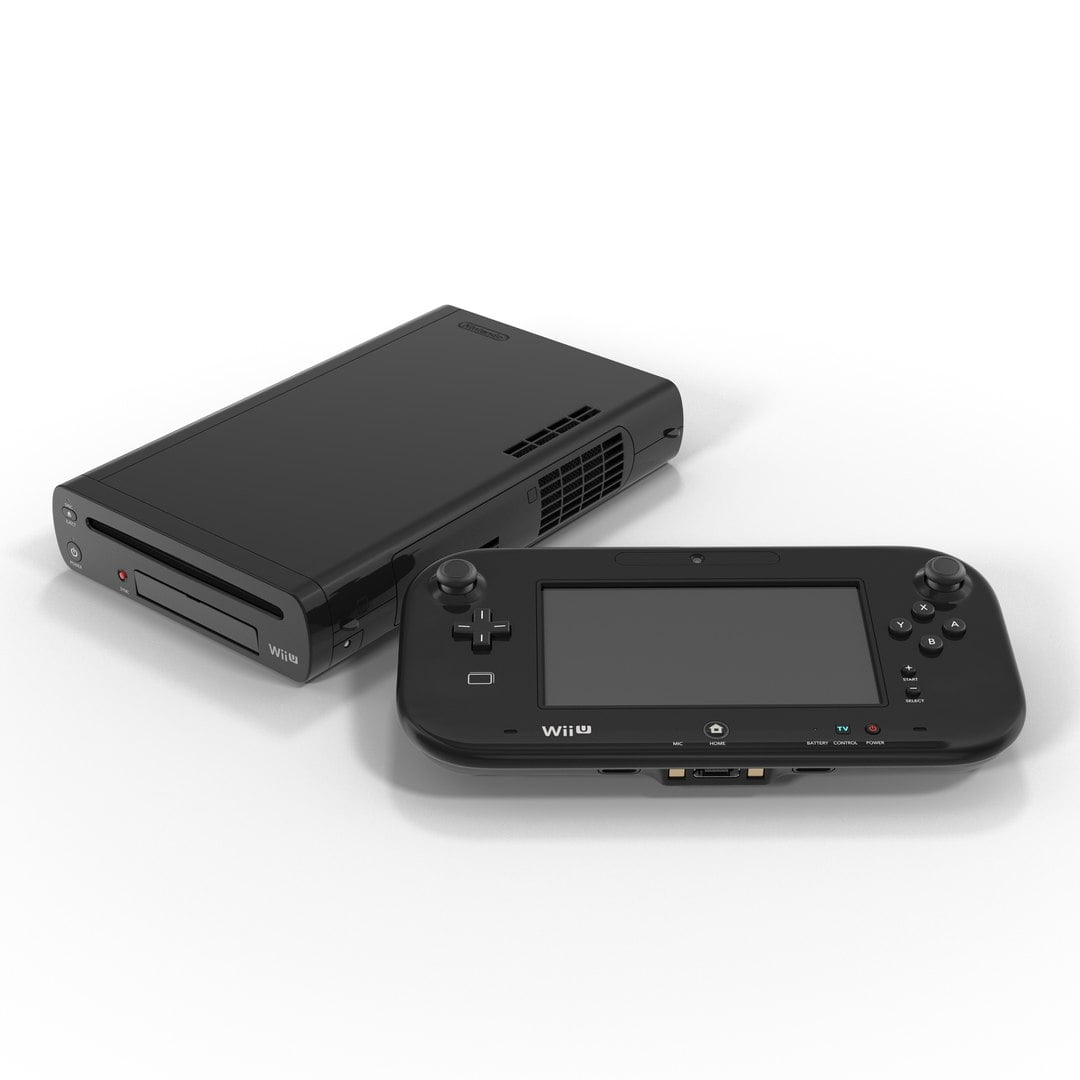 Nintendo Wii U Console 32GB (Black) – Refurbished RetroFam