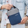 thumbnail image 3 of Baohd Messenger Bag Nylon Waterproof Shoulder Bag Adjustable Zipper Outdoor Crossbody Handbag, Blue, 3 of 6
