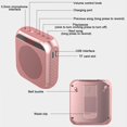 thumbnail image 5 of HLONK Portable Voice Amplifier Rechargeable Voice Speaker Headset  Black, 5 of 5