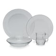 thumbnail image 4 of Duralex Lys Clear 24 Piece Dinnerware Set, 4 of 5
