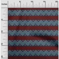 thumbnail image 1 of oneOone Cotton Silk Fabric Floral & Chevron Block Fabric Prints By Yard 42 Inch Wide, 1 of 1